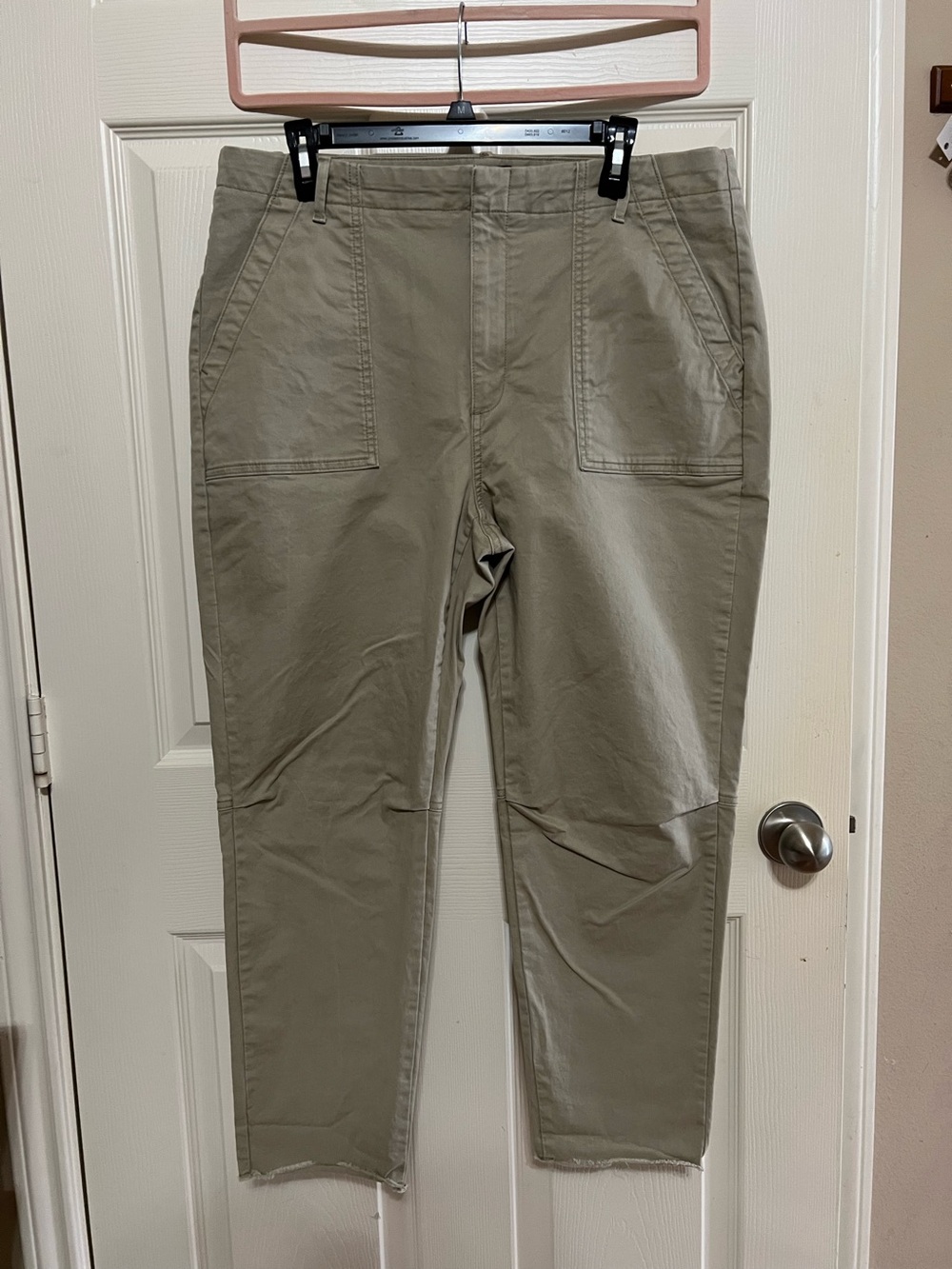 Banana Republic Tan Straight-Leg Chinos